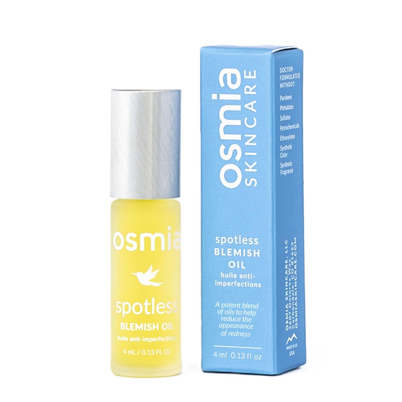 Osmia Skincare  Natural Spotless Blemish Facial Oil  Evening Primrose Lavender Cajeput  Lemon Oils  Clarify Cleanse  Clean Beauty For Healthy Skin 013 fl oz  4 ml